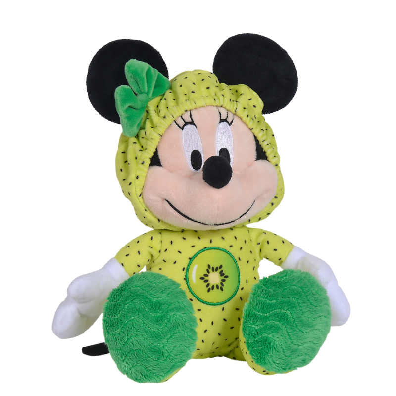  minnie souris peluche kiwi vert 25 cm 